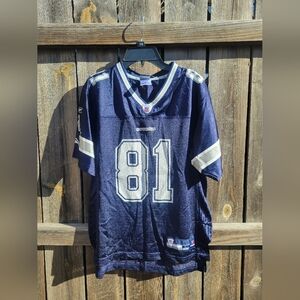 NFL Equipment Jersey Authentic Dallas Cowboys Owens 81 youth Large Reebok